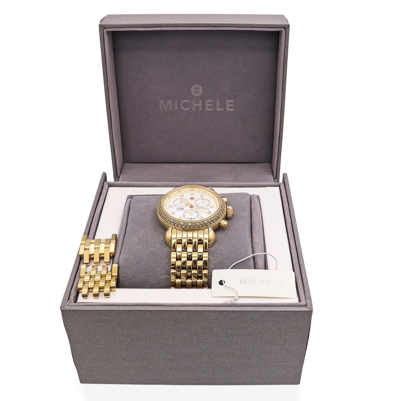 Michele CSX Diamond Chronograph Women’s Quartz Watch