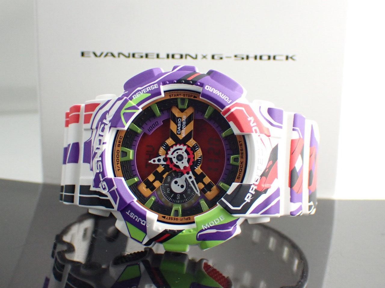 Casio G SHOCK 110 Series Evangelion Collaboration Digital Analog GA 110EVA30 7AJ