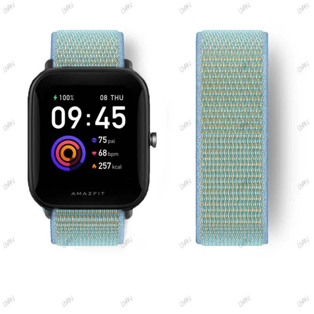20mm/22mm watch band For Amazfit GTR/GTS 4-3-2-2e/GTR 42mm-47mm/bip-U-S-lite Nyl