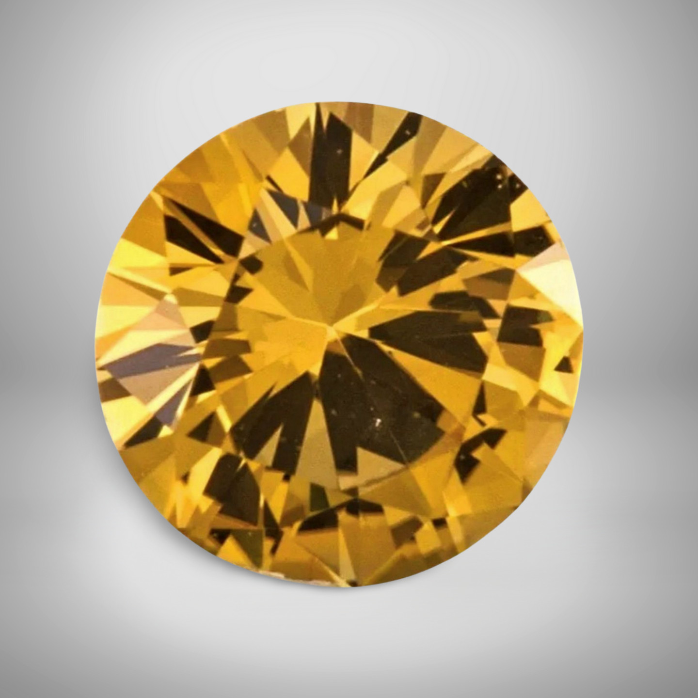 Yellow Sapphire Round Cut Gemstone 0.23 Cts – 4 mm Lustrous Loose Gem #