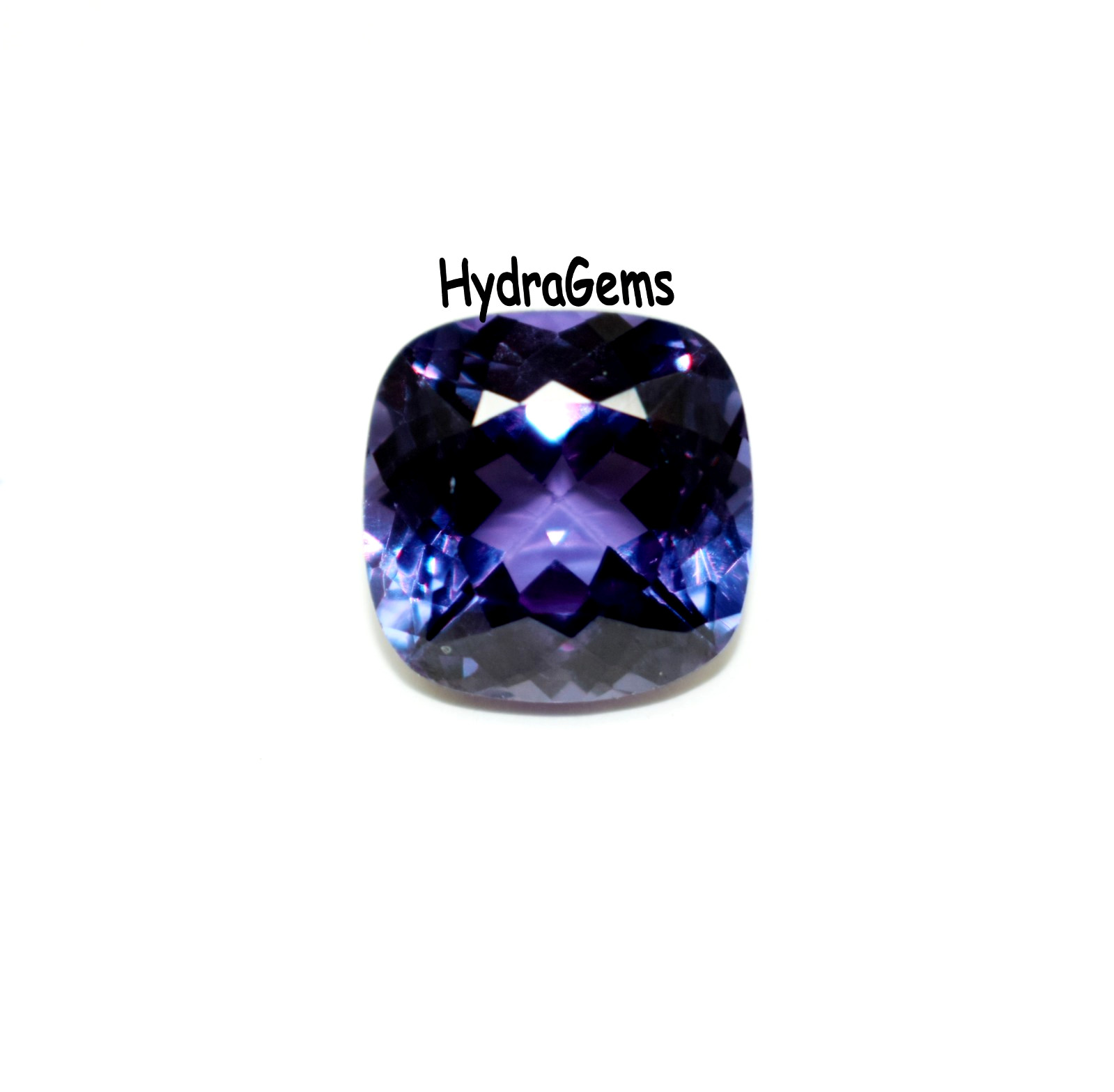 10.95 Ct Natural Russian Color Change Alexandrite Cushion Cut Certified Gemstone