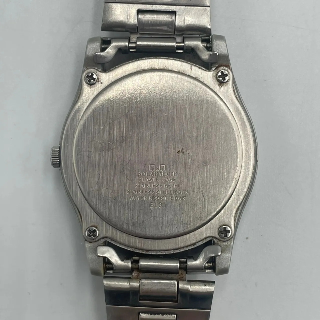 ◼︎Q&Q SOLARMATE Analog Watch H970-204 Solar Powered 5 ATM Water Resistan