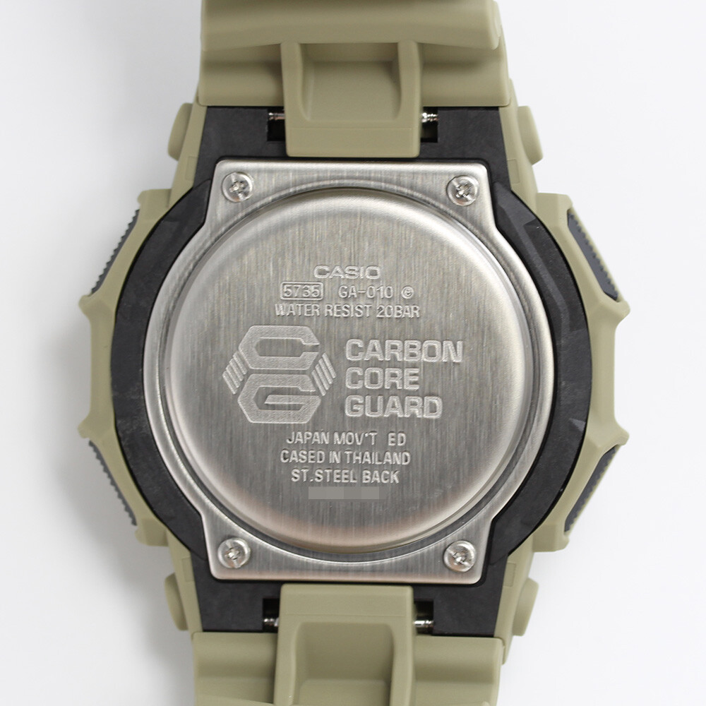 CASIO G-SHOCK GA-010-5A GA-010 GA Quartz Analog & Digital Khaki Beige