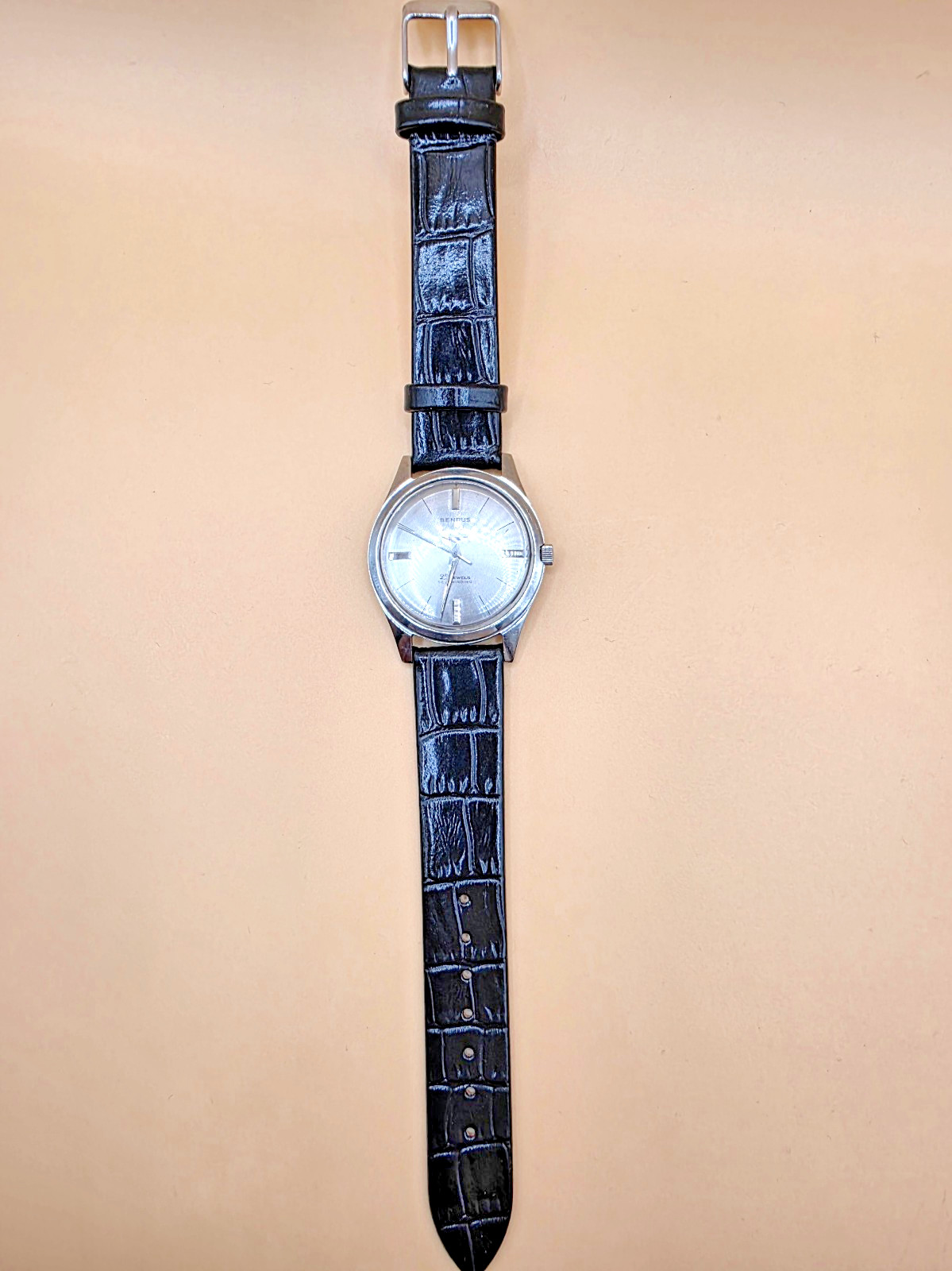 VTG Rare BENRUS Military EH-42 Automatic 3 Star Swiss Men’s Watch Works
