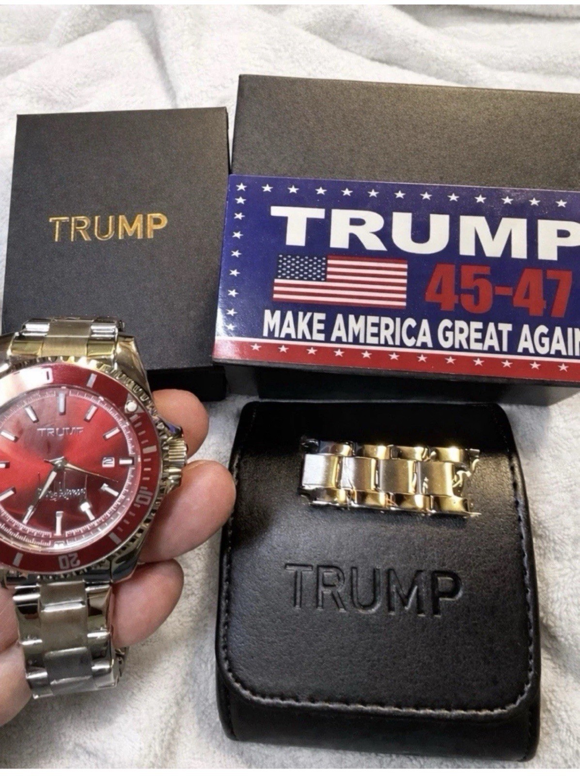 TRUMP VICTORY – Fight Fight Fight – RED BEAUTY – COMMEMORATIVE WATCH