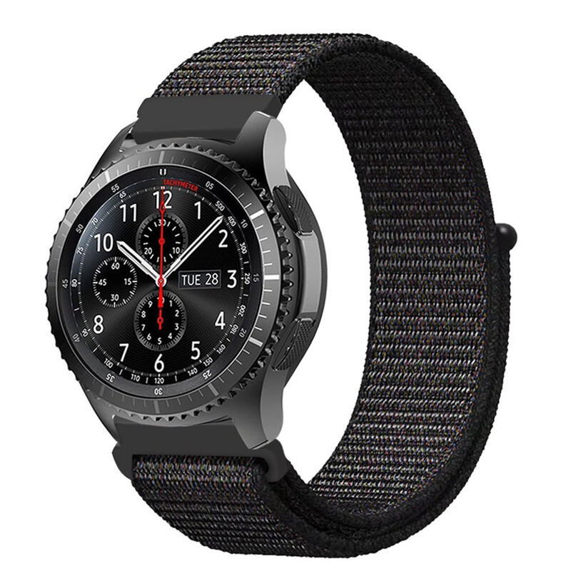 Weave Nylon Berry Loop Band Strap For Samsung Galaxy Watch Active 20/22mm