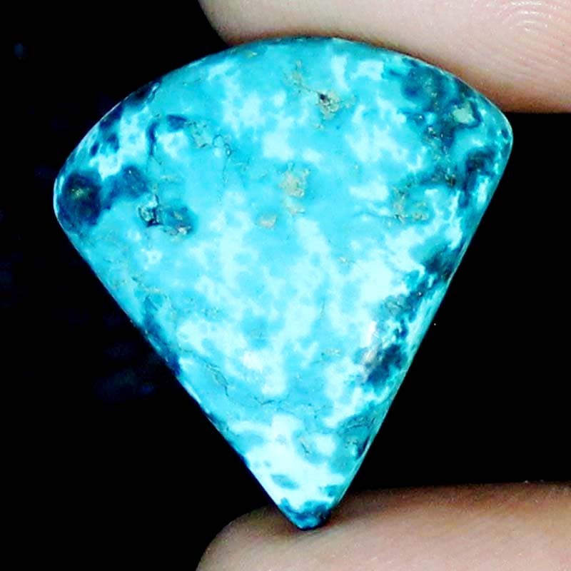 20.05CTS 25X26X6mm Natural Designer Arizona TURQUOISE Fancy Shape Loose Gemstone