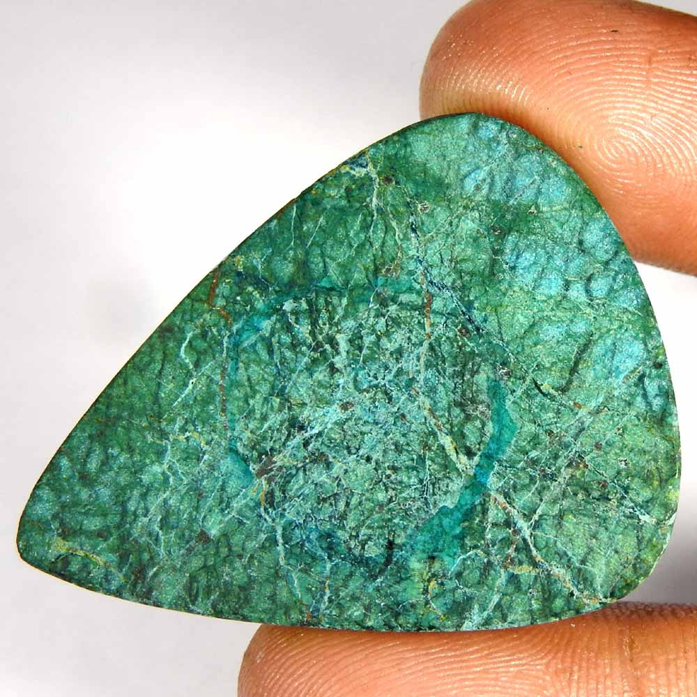 73.70ts100%Natural American Turquoise Pear Cabochon Loose Gemstone