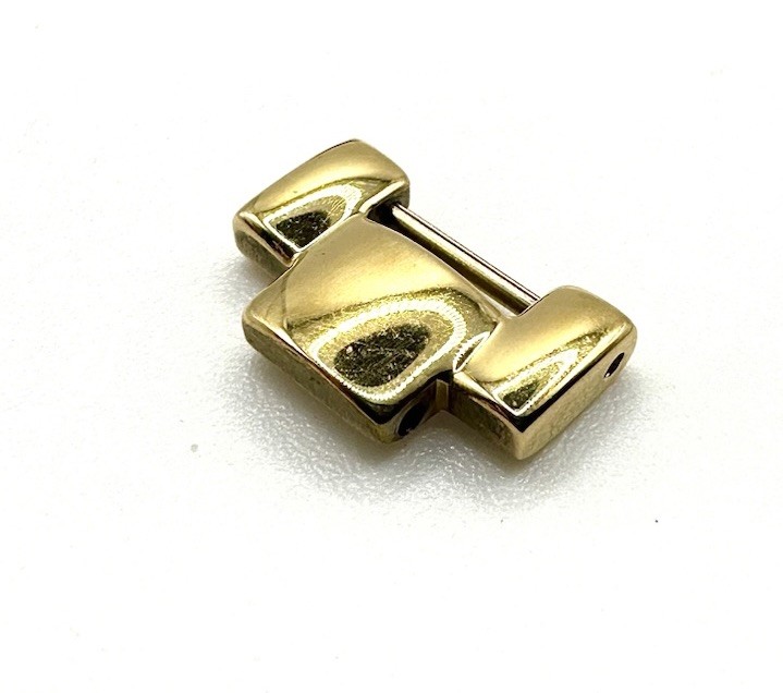 New Genuine Ladies Gucci 3300L Yellow Gold Color 12mm Complete Link For Bracelet
