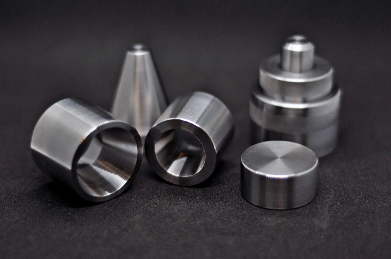 Tool Set COIN RING 1/2″ self-centering puncher, 17 degree dies and cone, anvil