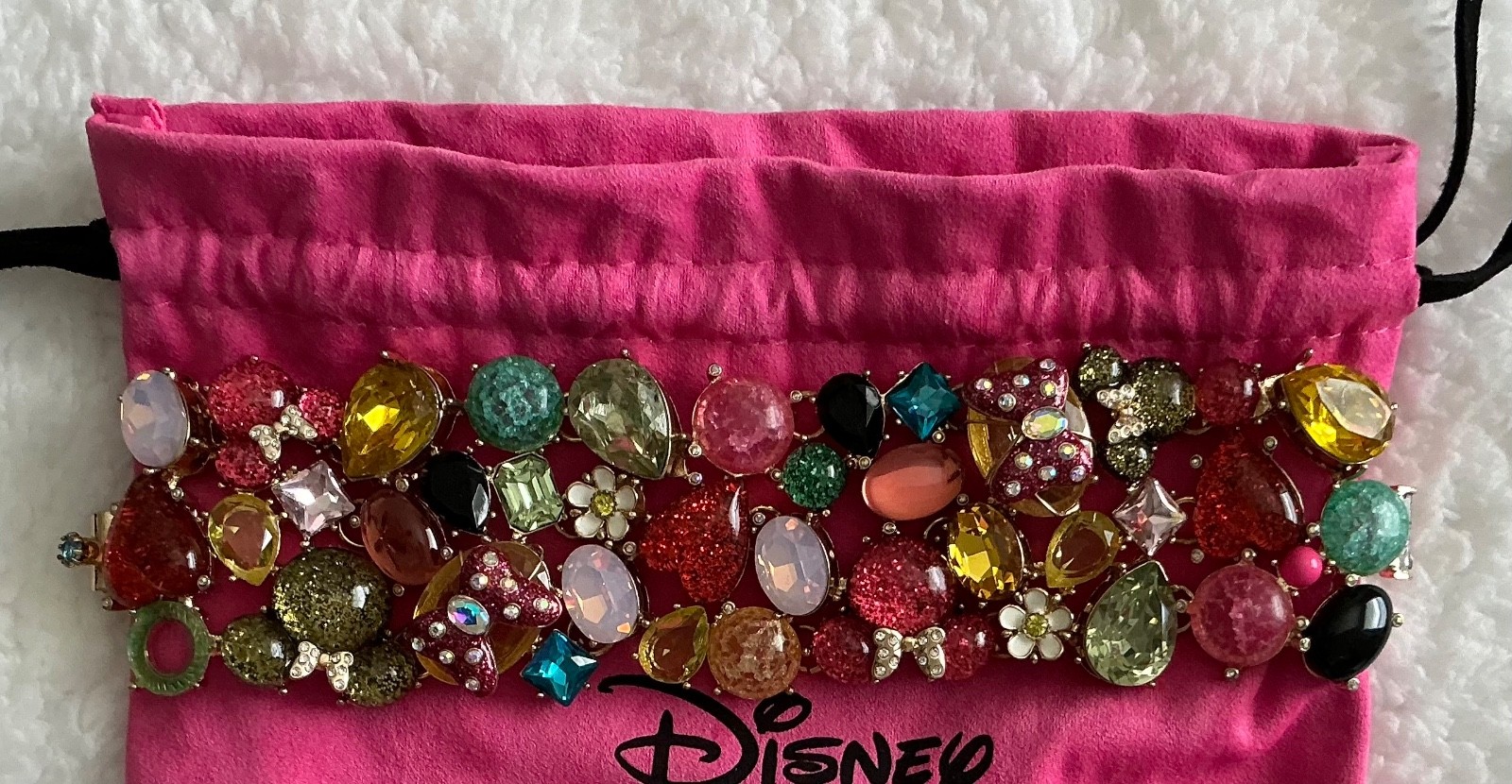 Betsey Johnson 1ST EDITION Minnie Mouse Bow Disney Bracelet – New