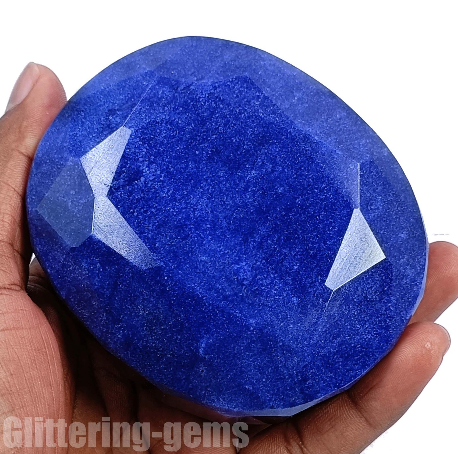 Showpiece 3192Ct Natural Blue Sapphire Oval Cut IGL Certified Huge Gemstone 5DDI