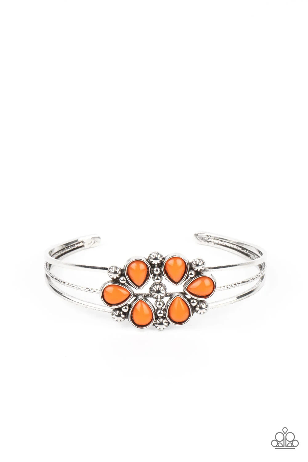 Paparazzi TAJ MAHAL MEADOW orange CUFF bracelet