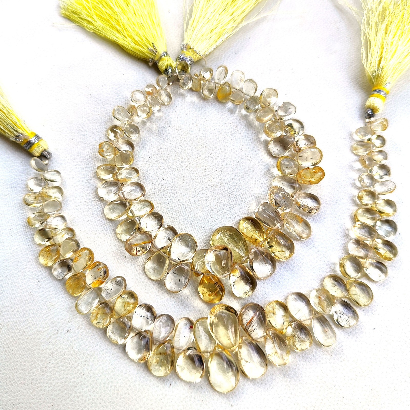 Natural Scapolite Gemstone 6×4 to 13×9 mm Size Smooth Pear Shape Beads 7″ Strand