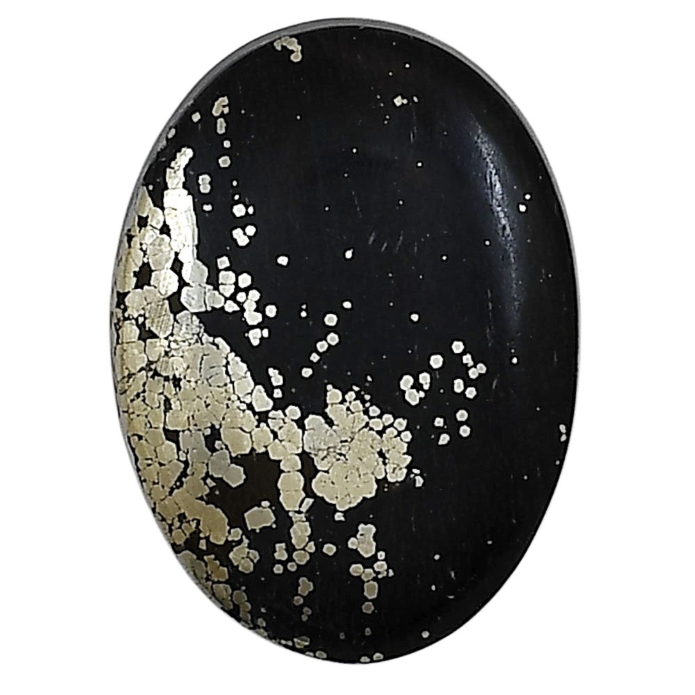 Natural Apache Gold 24.15×17.7×4.7 mm Oval Shape Polished Gemstone LS03822-64