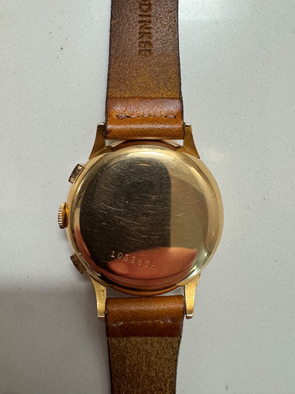 Doxa 18k Gold Chronograph – Valjoux 22 Movement – Vintage Swiss Watch – 1940/50s