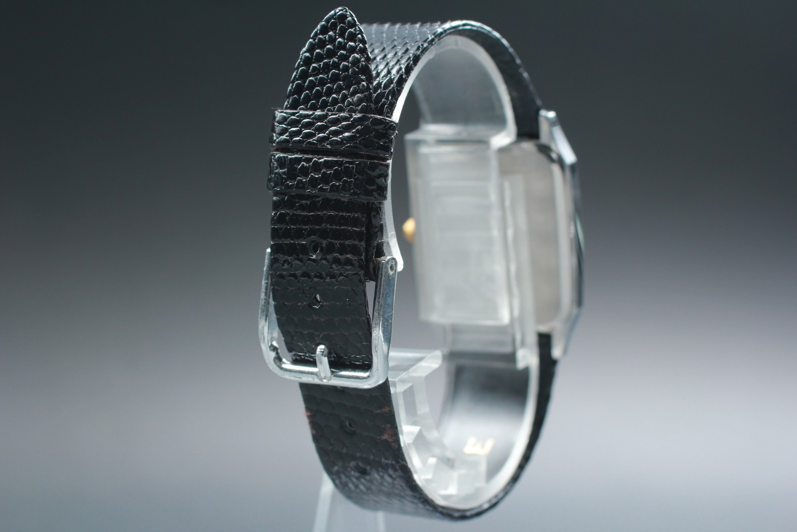 1985 Seiko Dolce 9021-5330 25mm Silver Tank Qz Men Vintage Watch JAPAN Near MINT