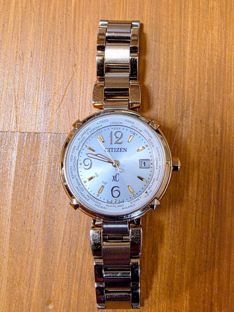 Citizen xC Happy Flight Titanium Wrist 17cm/6.7in Radio Solar Watch NB/NA