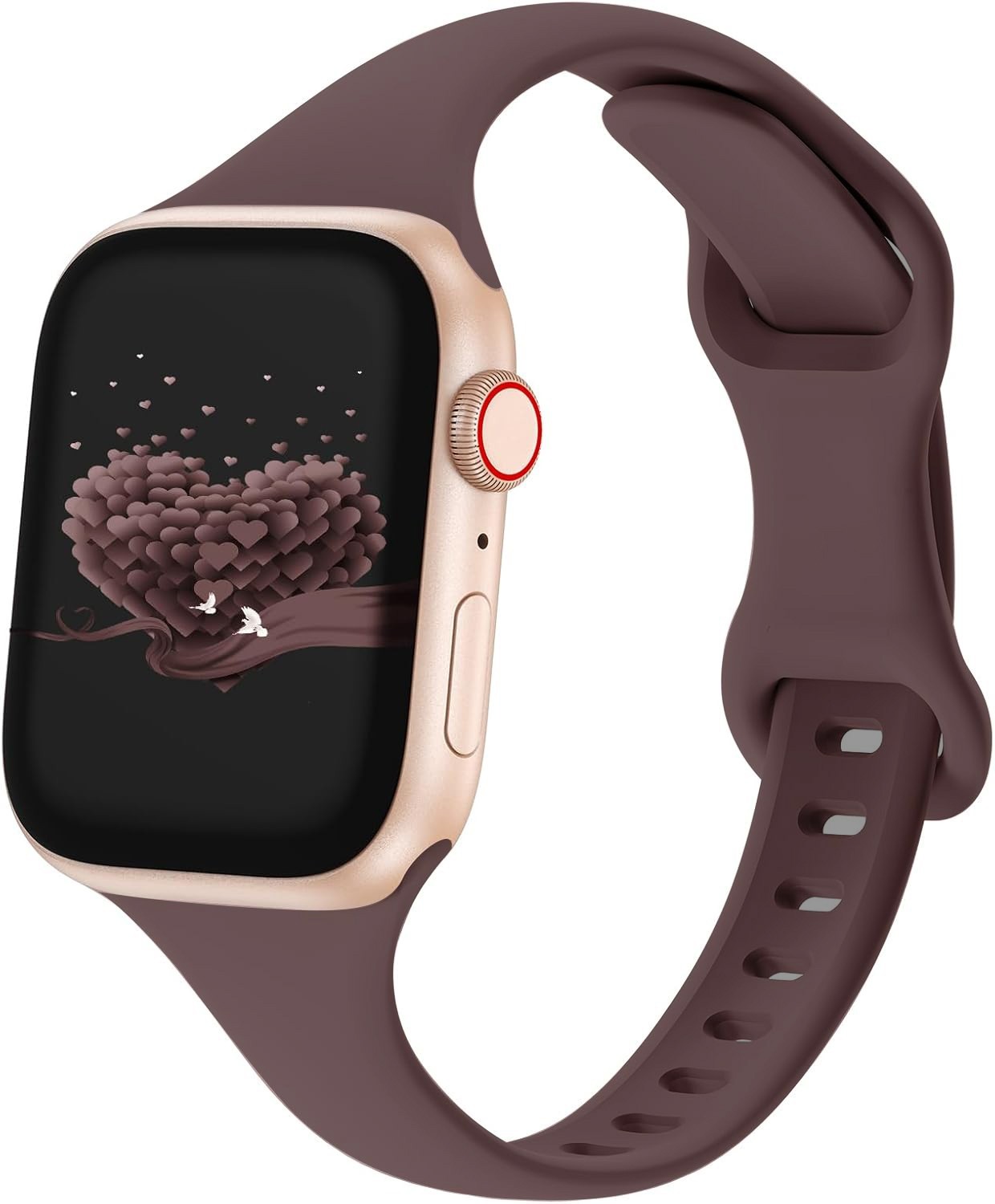 2 for 1 Silicone Sport Band for Apple Watch Series 11, 10, 9, 8, 7, 6, 5 – 1, SE