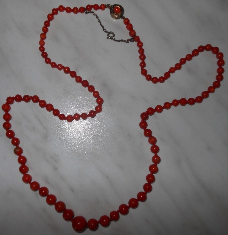 Elegant Red Coral Necklace Sardinia – Ball