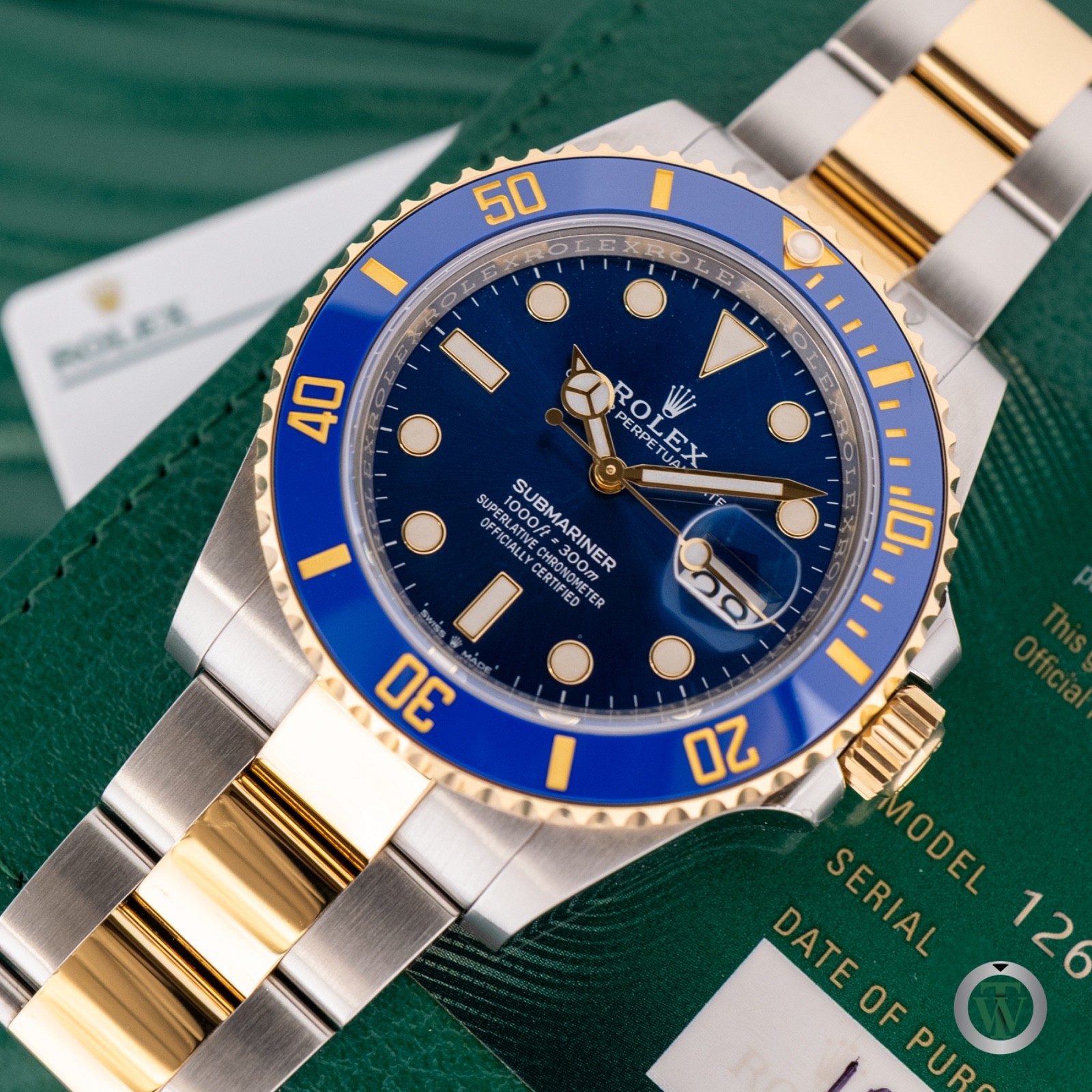 ROLEX SUBMARINER DATE 126613 LB 41MM BLUE DIAL 2021