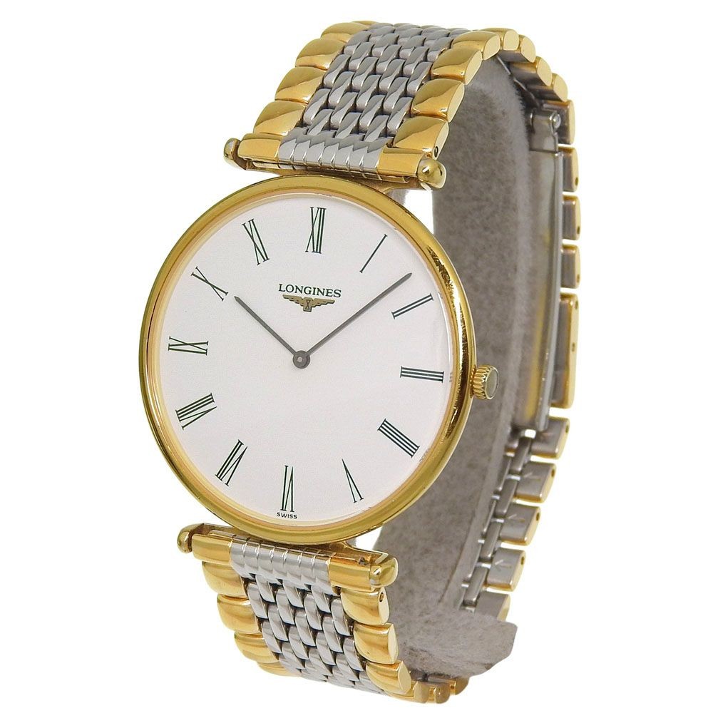 Longines L46352 Quartz Men’s Watch SS/GP White Dial