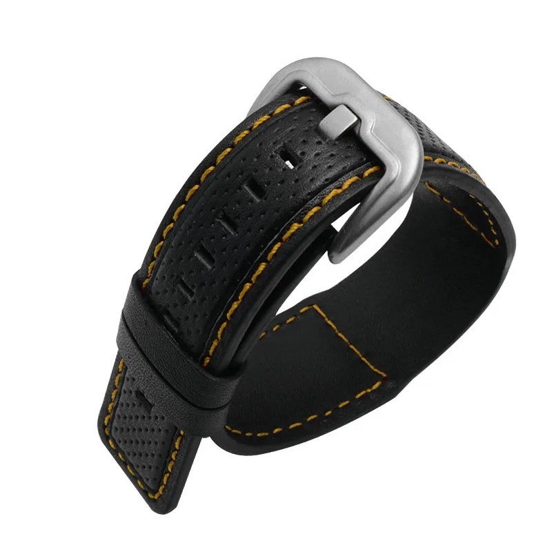 Premium Cow Leather Watch Band for Dietrich – 24mm Waterproof Strap with Pin Buc