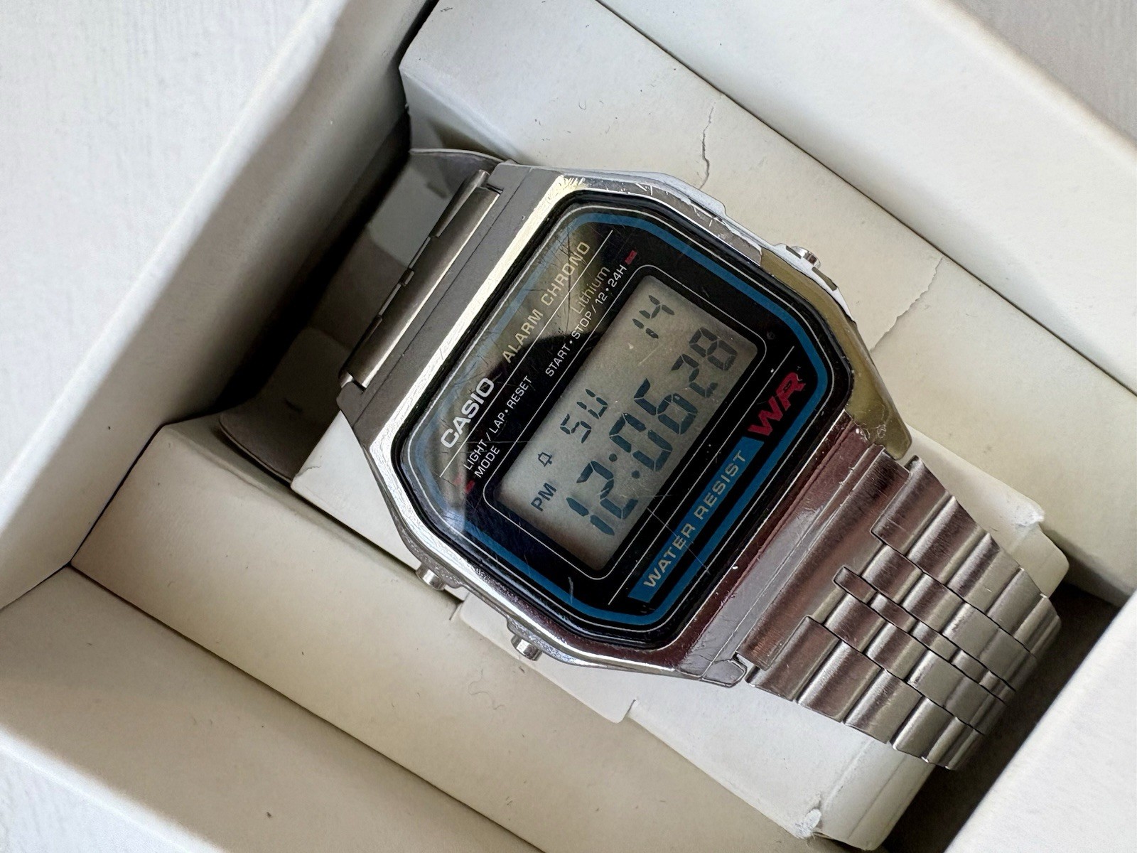 Casio Classic A158WA-1CR Watch – Silver