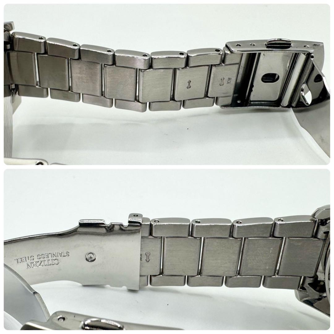 CITIZEN H500-SO61083 Eco-Drive Chronograph with Check Dial and Date Used Japan
