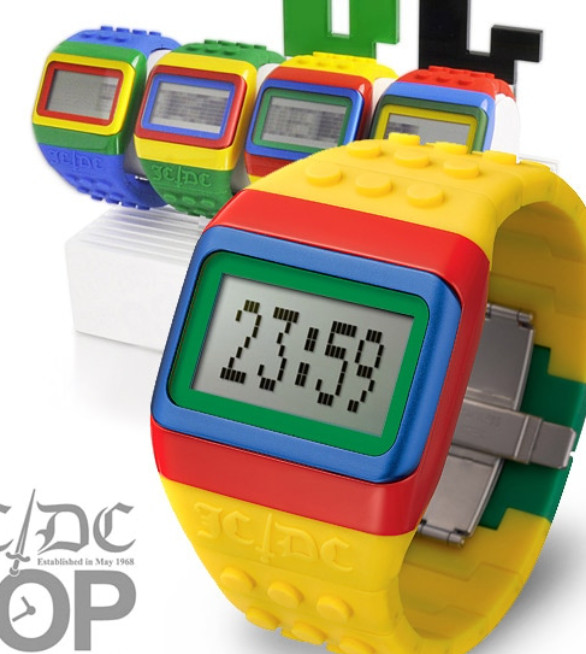 O.D.M JCDC POP HOURS Digital Watch Jean Charles de Castelbajac silicon band