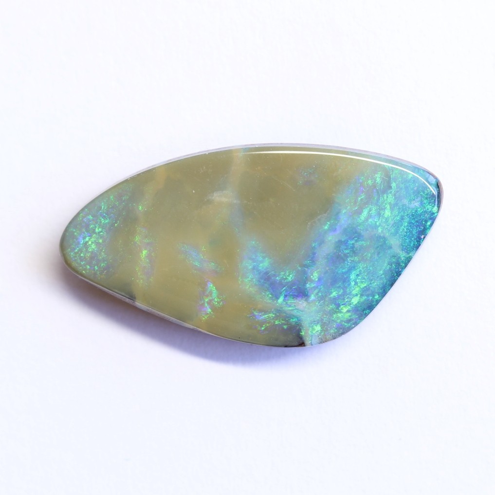 Boulder opal 9.00ct 24 x 12mm Australian opal natural solid unset stone Winton