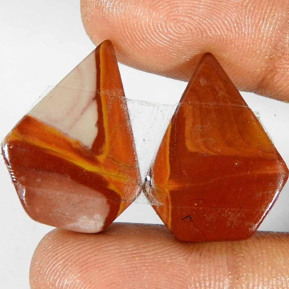 19.40Cts100%Natural Noreena Jasper Fancy Pair Cabochon Loose Gemstone