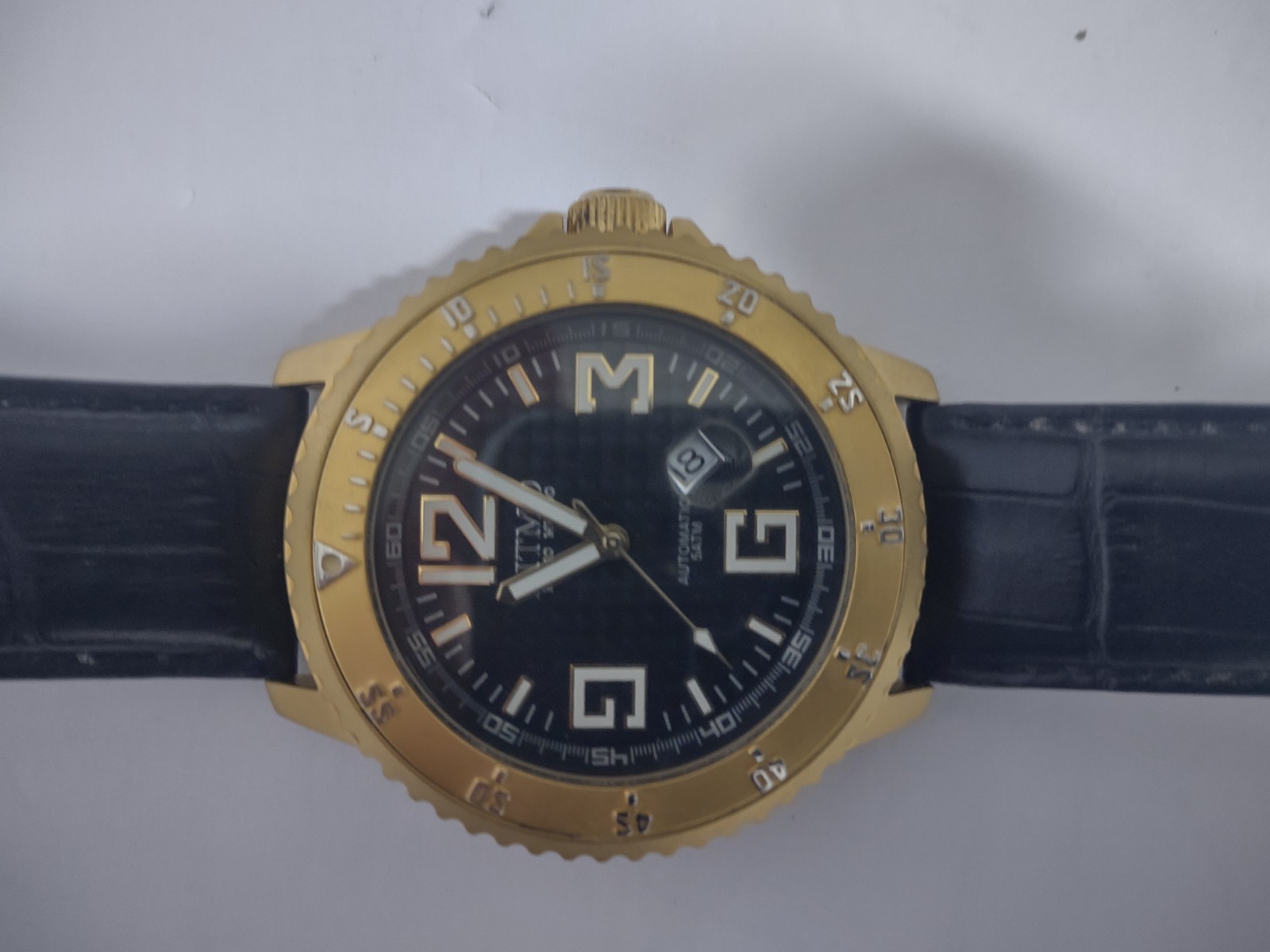 Ritmo Mundo Mvndo Hercules Automatic Watch Men’s Black Gold Titanium
