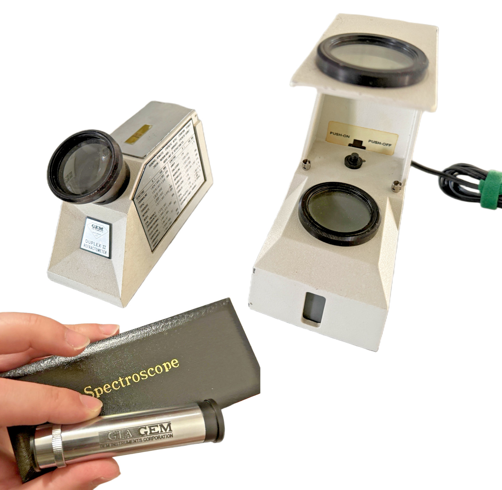 GIA Duplex II RefractometeR, POLARISCOPE, USED CONDITION GIA SPECTROSCOPE