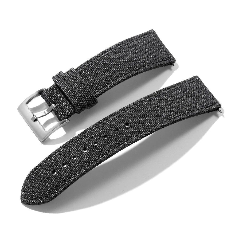 Quick Release Sailcloth Watch Band 18 20 22MM Nylon Fabric Watch Strap Men Women