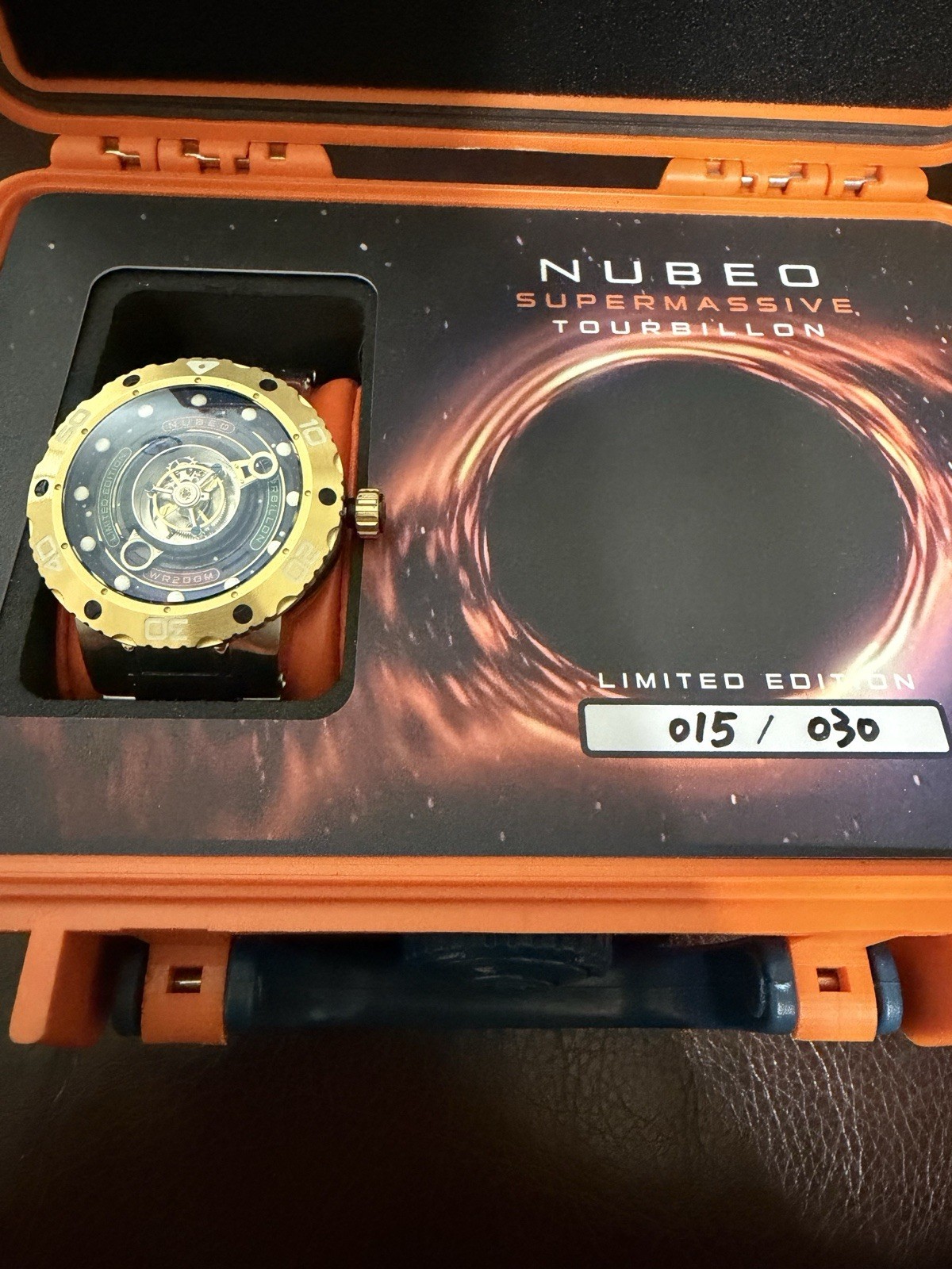 Nubeo Supermassive Automatic Tourbillon Gold Limited Edition Watch