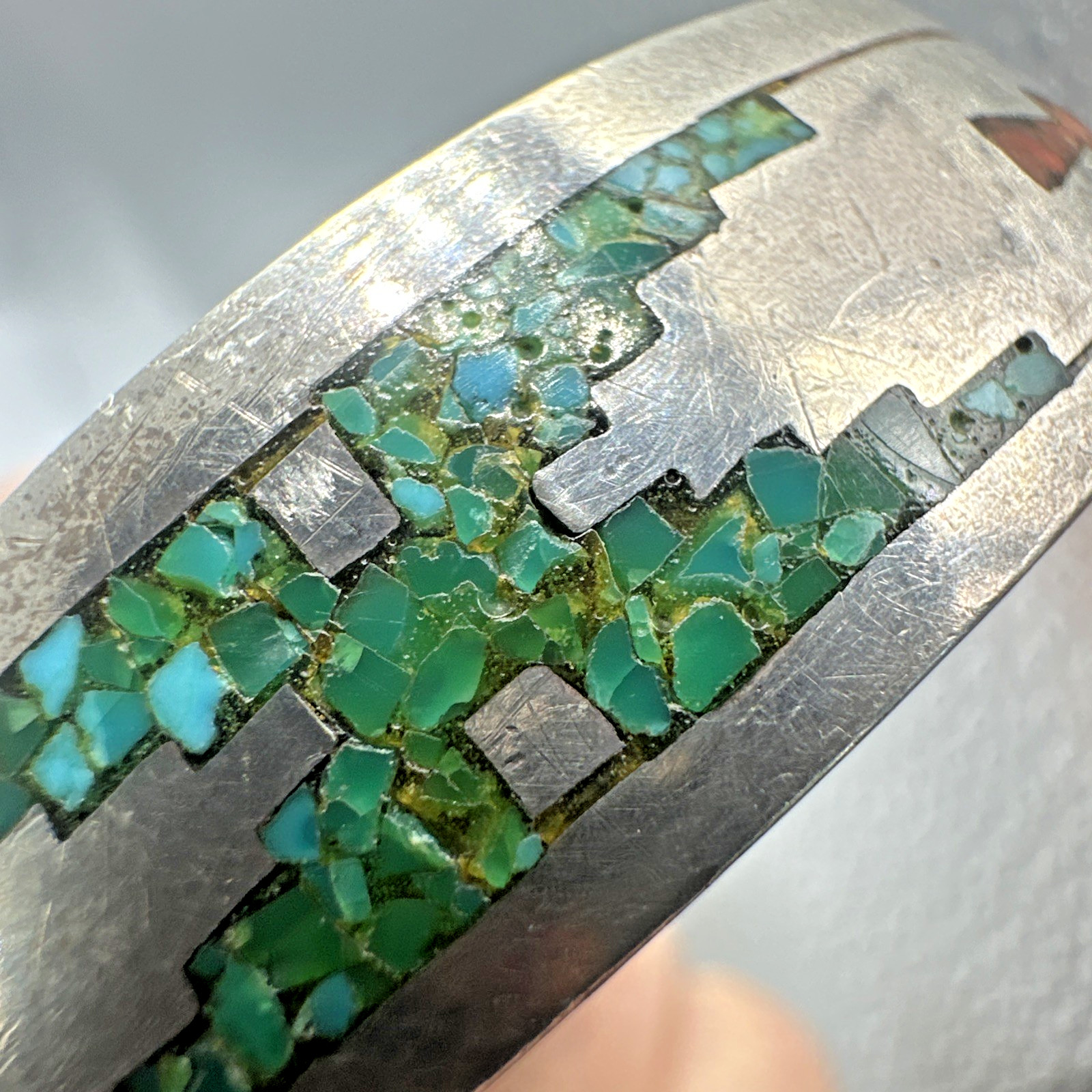 Vtg Early Tommy Singer Cuff Bracelet Sterling Sz 5.5 – ~6 Navajo 34.2g 13.5mm