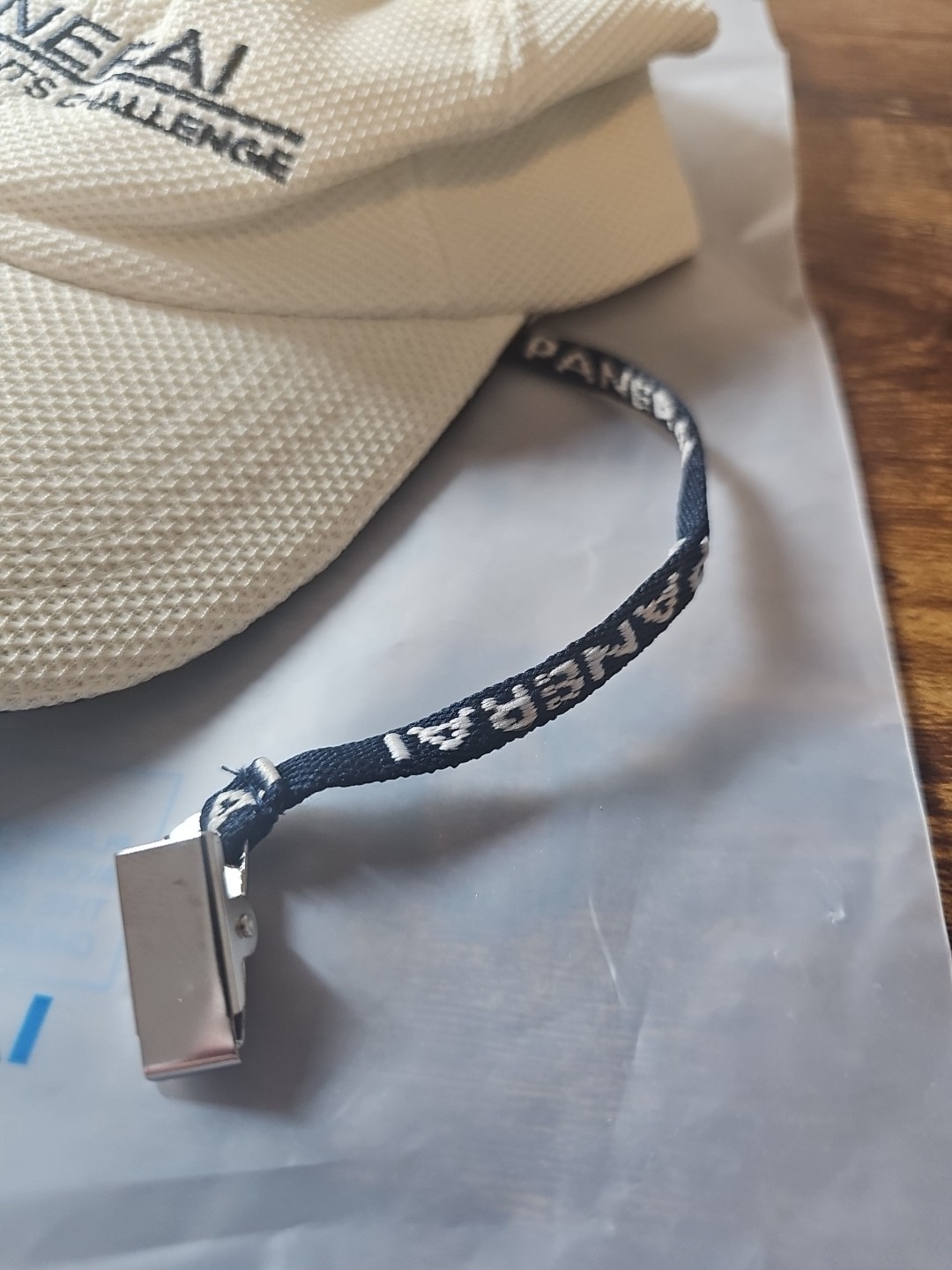 Panerai PAA00842 White / Cream Cap Hat NOS Rare VIP Dealer OEM Original