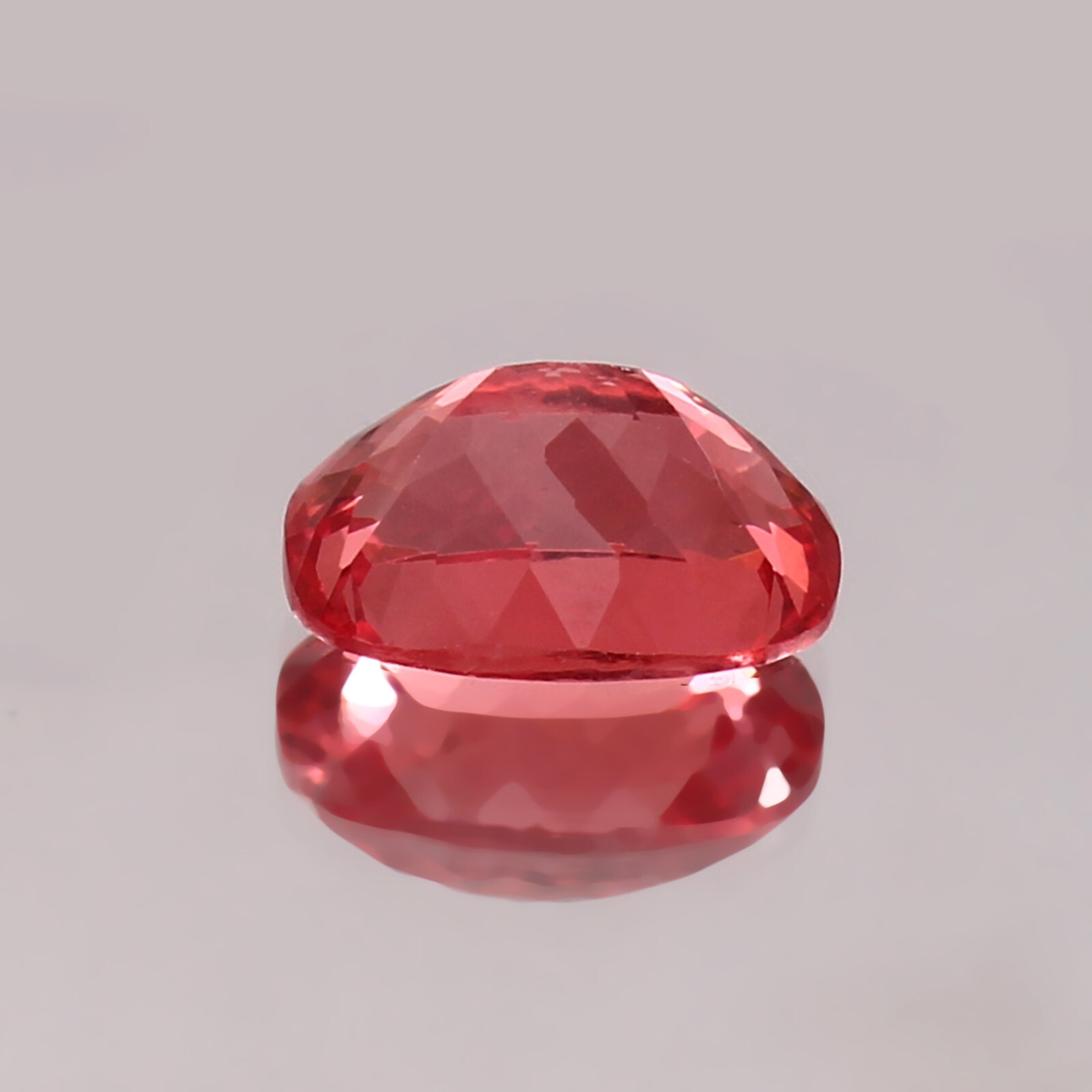 Natural Flawless Ceylon Padparadscha Sapphire Cushion Cut Loose Gemstone 11×8 mm