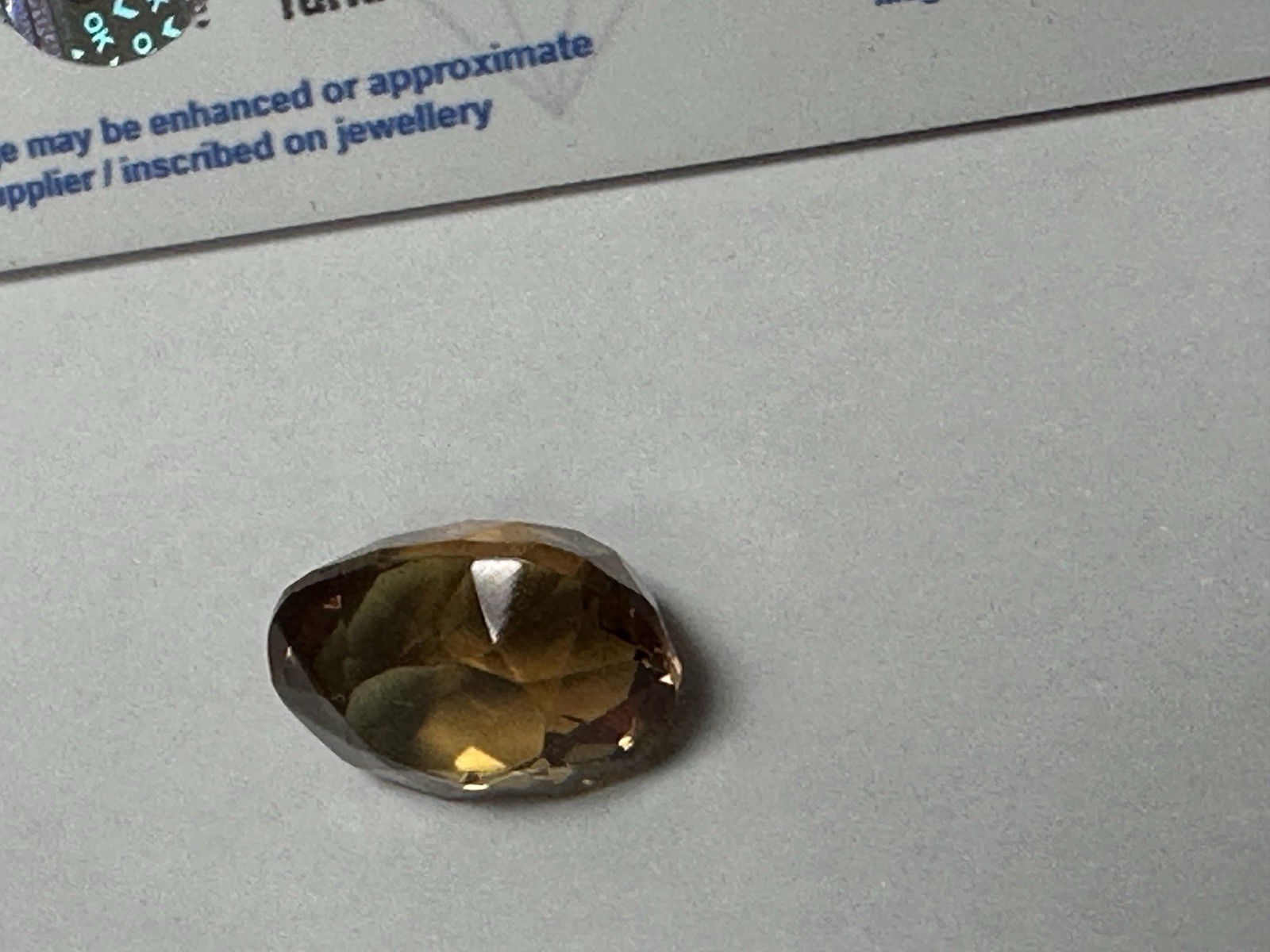 Zultanite Loose Stone 12 ct Oval Cut Faceted Color Changing Gemstone
