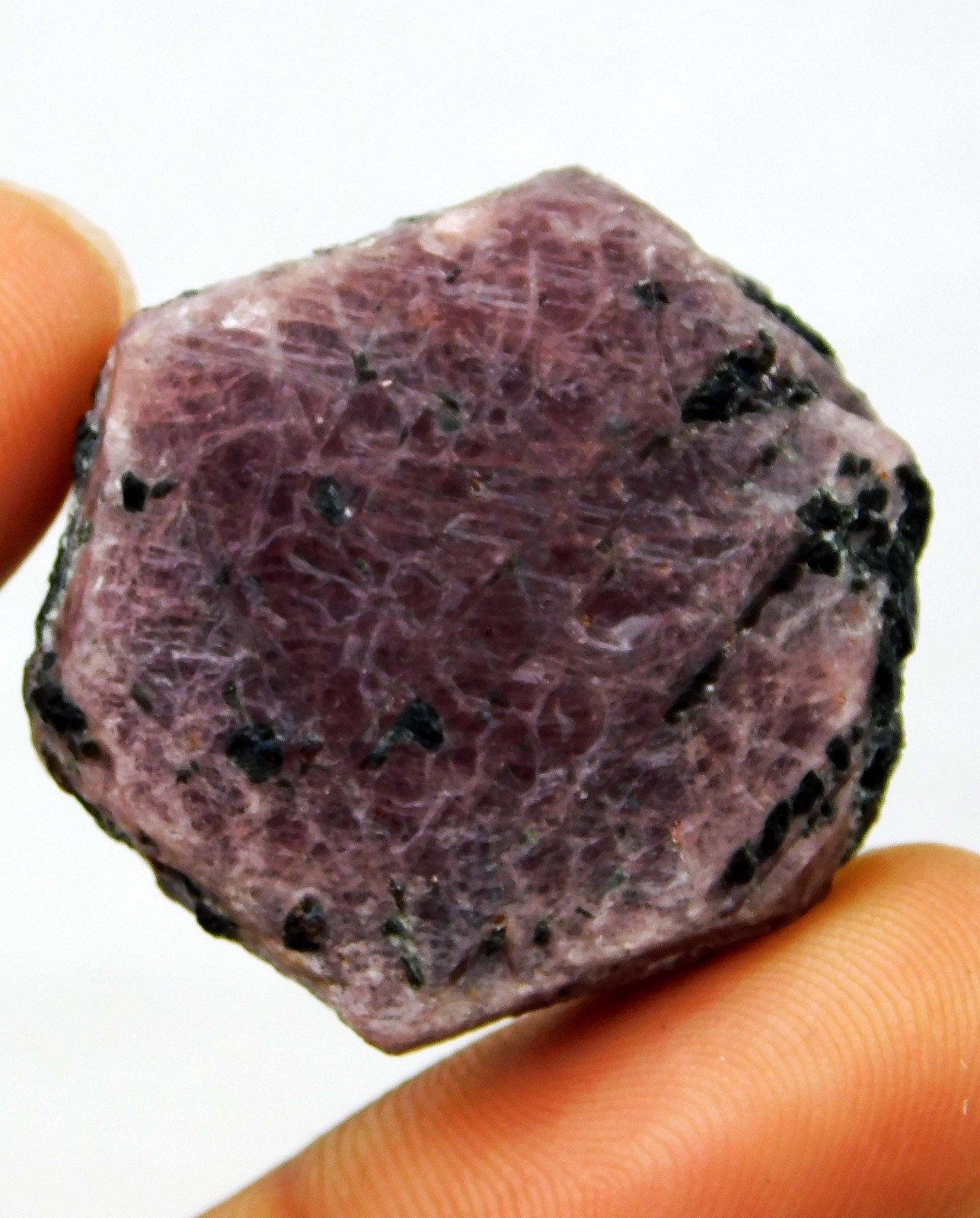 97.70 Ct Natural Red Corundum Ruby Crystal Rough Mineral Specimen Loose Gems