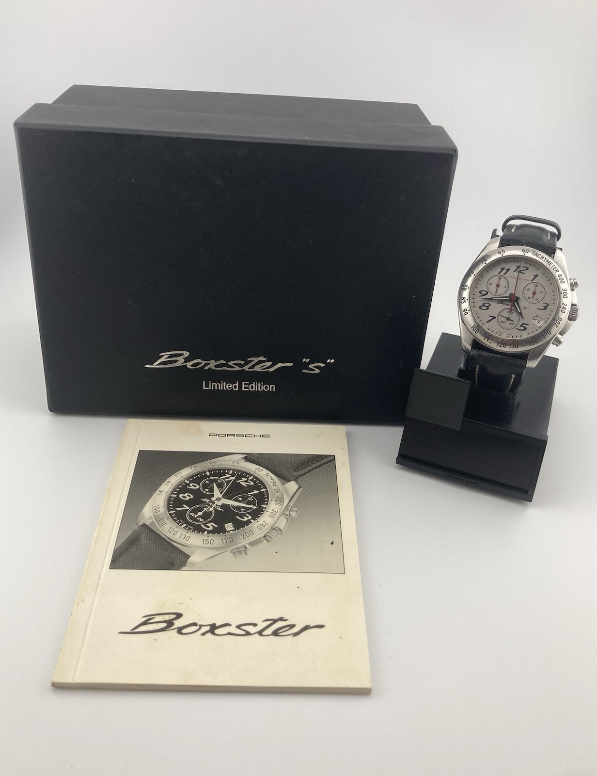 PORSCHE BOXSTER S Swiss Chronograph Watch Limited Edition 385/900 Full Set Men