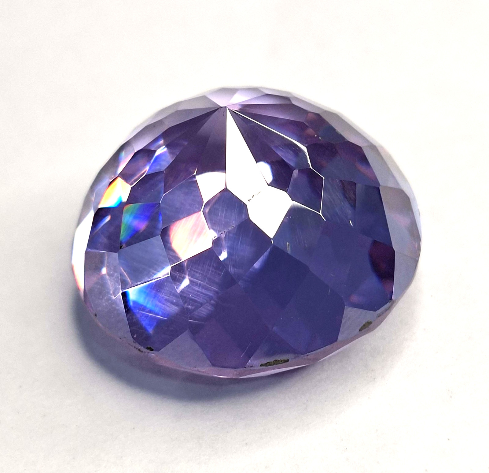 Natural Purple Zircon Round Cut 158-160 Ct Certified Loose Gemstone RK859
