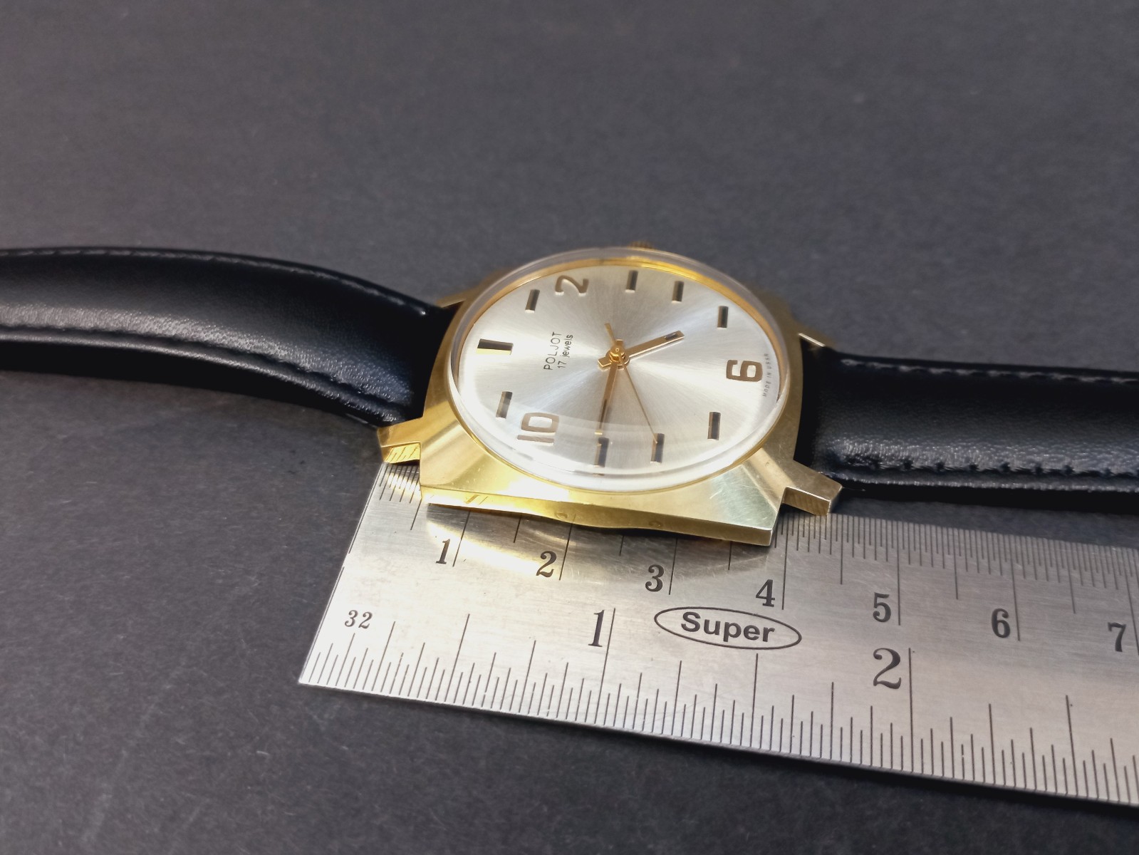 Soviet Vintage Watch Raketa, Rare Mechanical Gilded Watch USSR
