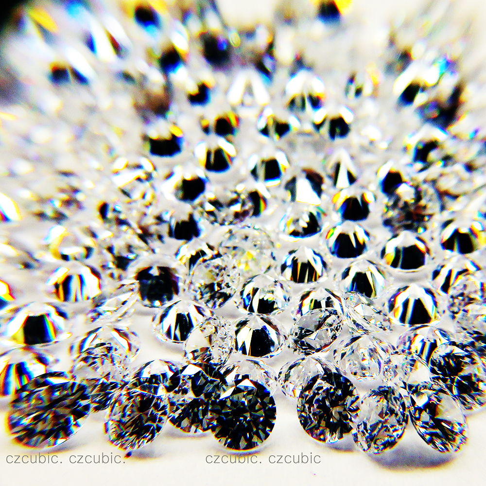 CUBIC ZIRCONIA LOOSE ROUND 2.00 MM-11.00 MM EACH WHITE CZ “AAAAA” SHIP IN U.S.A