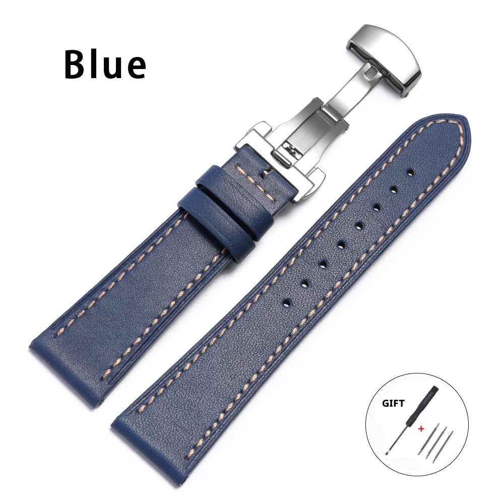 Replacement Leather Watch Band Genuine Watch Straps for Men Women Christmas Gift