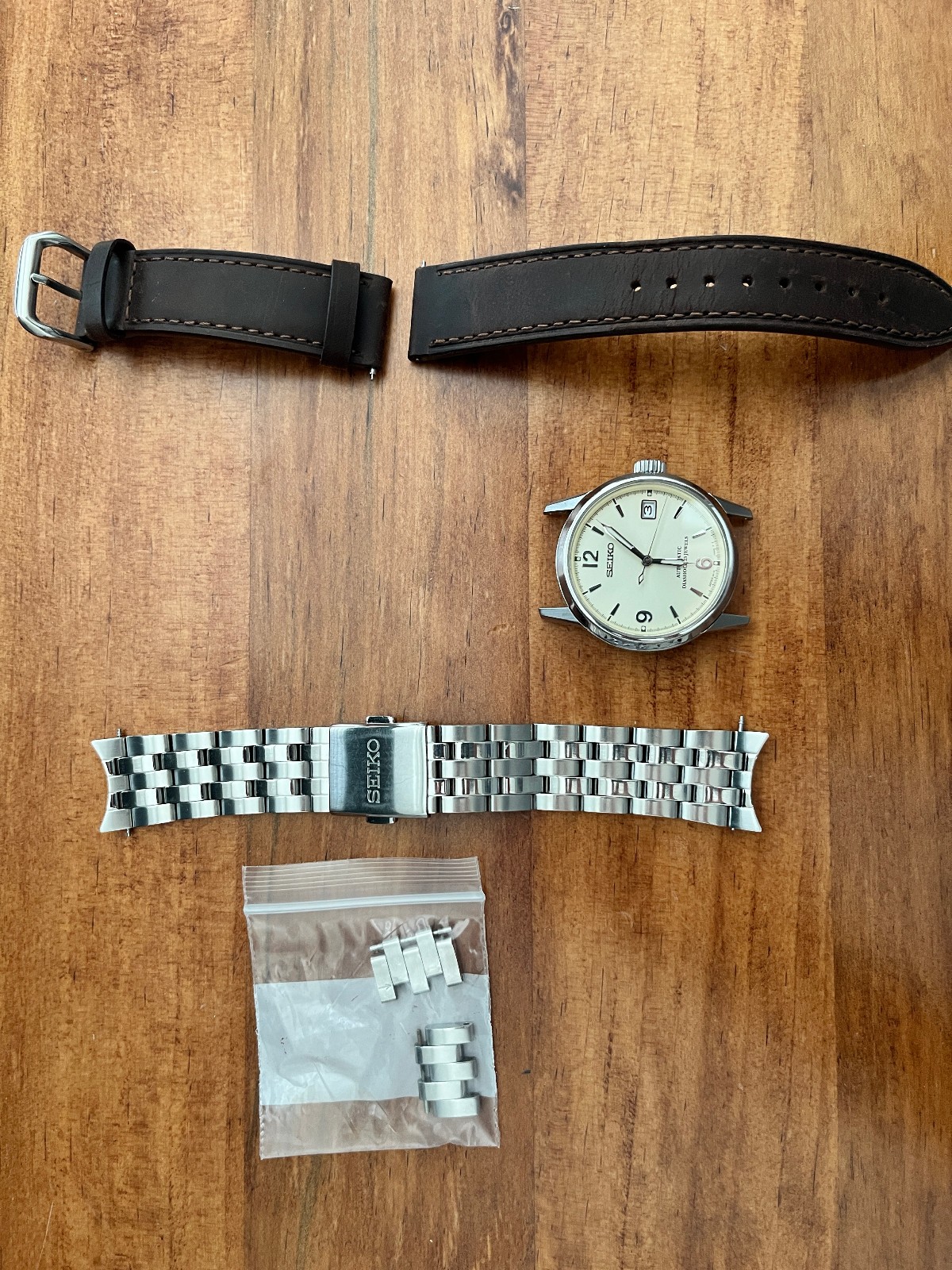 JDM Seiko Spirit 37mm SCVS009 Champagne Dial 6R15B