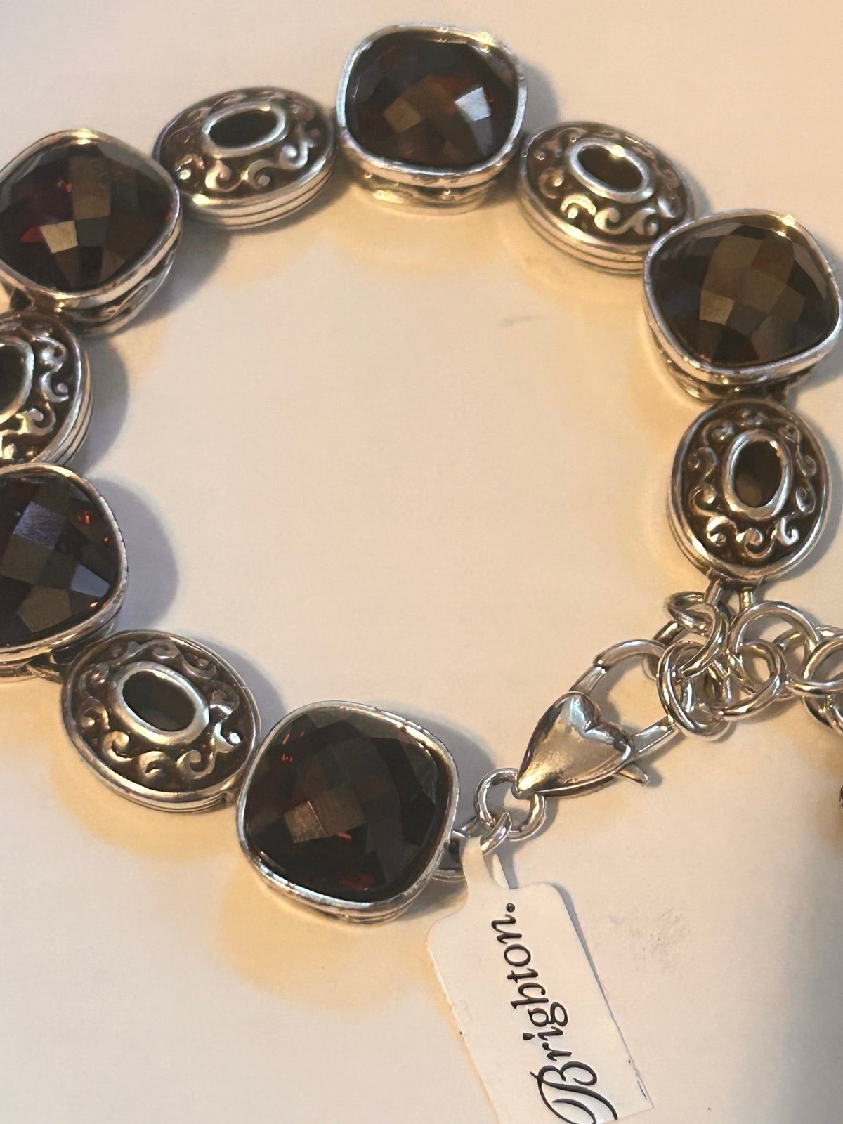 Brighton Venus Rising burgundy red bracelet NWoutlet tag