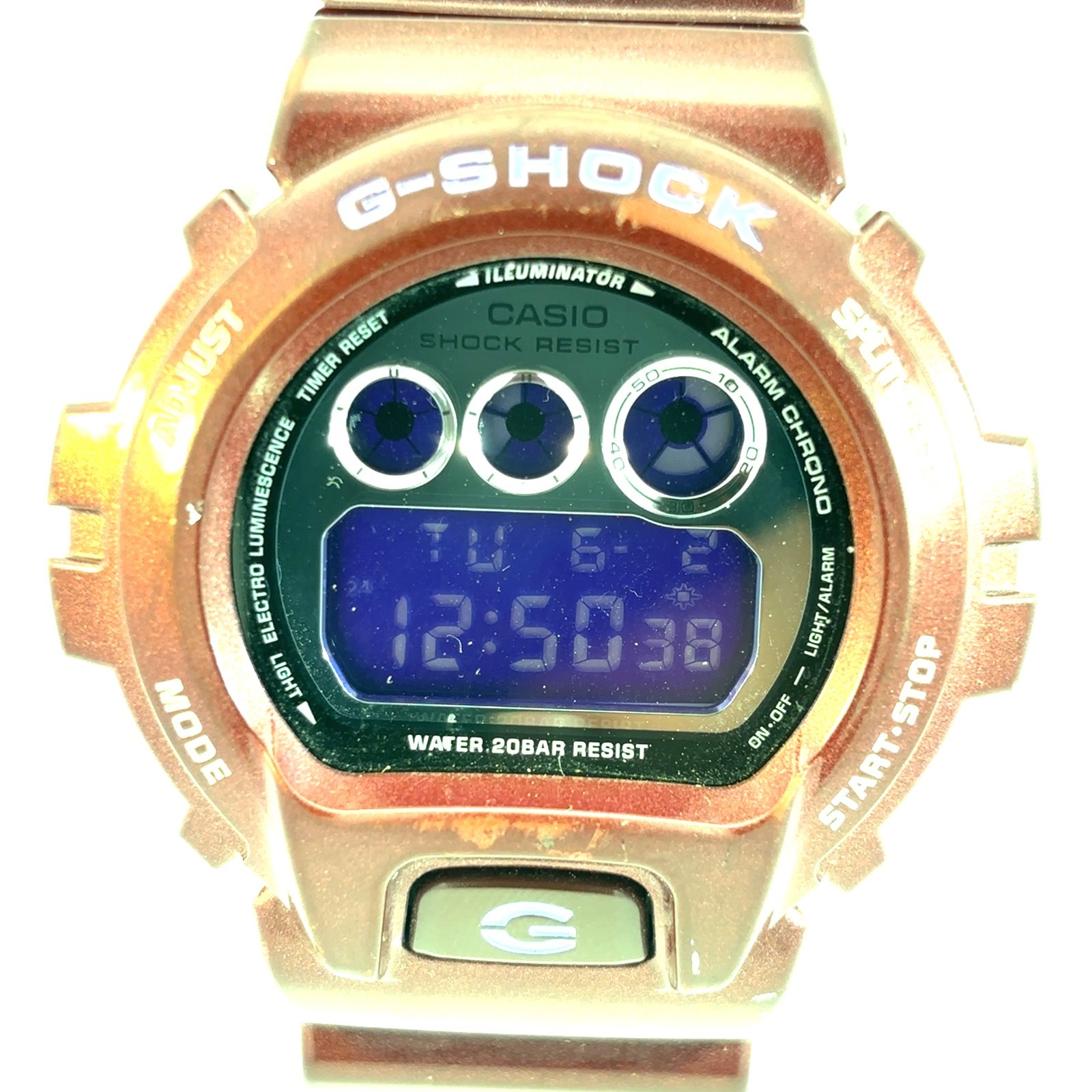 Casio G-Shock DW-6900SB-4 Wine Red Burgundy Digital Watch 200M Shock Resistant