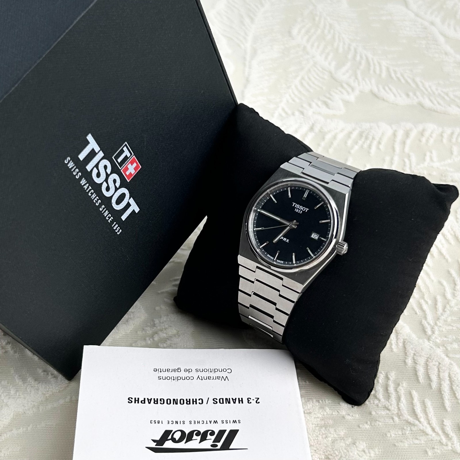 Tissot PRX 40mm stainless steel Black Dial Men’s Quartz Watch T137.410.11.051.00